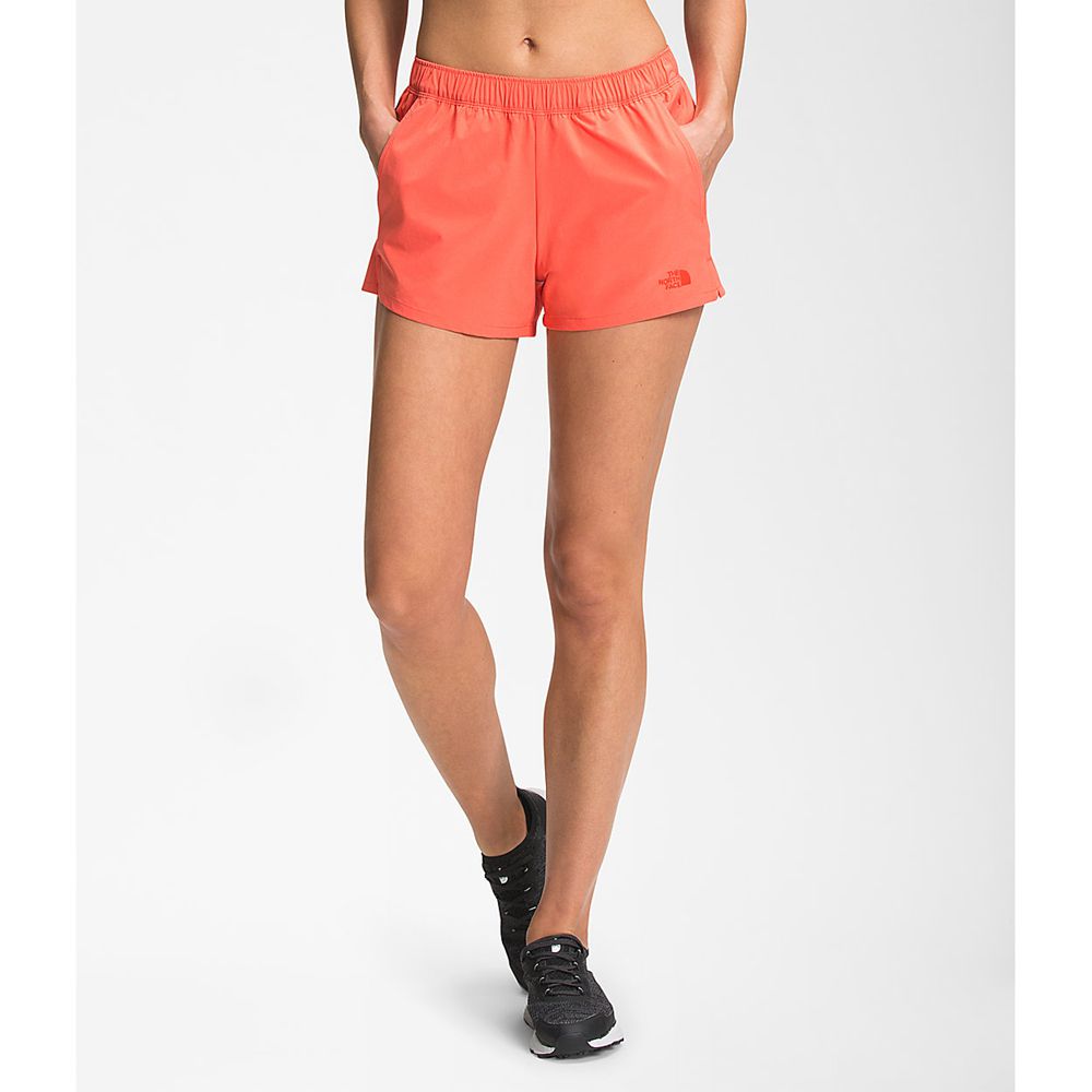 The North Face Shorts Womens Australia - The North Face Wander Orange (BPI-901236)